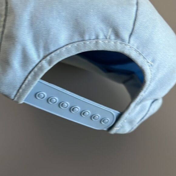 Vintage Blue Cabby Ascot Canada Driver Cap Embroidered Patch Adjustable SnapBack - Picture 11 of 12